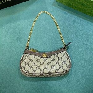 GUCCI Ophidia Mini Mahjong Bag 764960 Brown